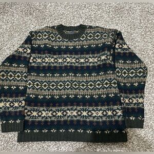 Vintage Abercrombie and Fitch hundred percent wool men’s medium sweat sweater